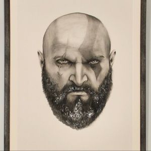 Canvas Painting Kratos